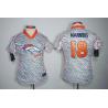 [Zebra Fashion] MANNING Denver #18 Womens Football Jersey - Peyton Manning Womens Football Jersey_Free Shipping