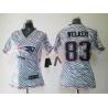 [Zebra Fashion] WELKER New England #83 Womens Football Jersey - Wes Welker Womens Football Jersey_Free Shipping