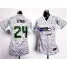 [Zebra Fashion] LYNCH Seattle #24 Womens Football Jersey - Marshawn Lynch Womens Football Jersey_Free Shipping