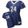 [Field Flirt Fashion I]MATHEWS San Diego #24 Womens Football Jersey - Ryan Mathews Womens Football Jersey (Dark Blue)