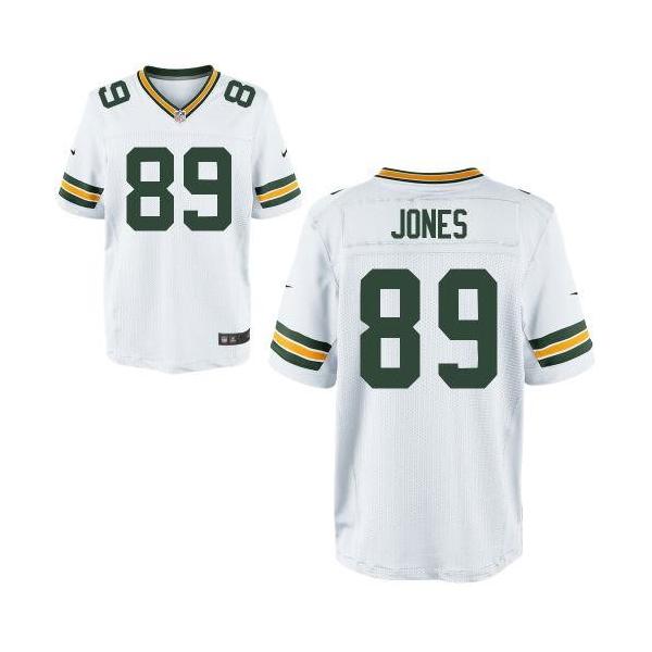 [Elite] James Jones Football Jersey -Green Bay #89 Jersey(White)