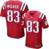 [Elite] Wes Welker Football Jersey -New England #83 Football Jersey(Red)