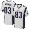 [Elite] Wes Welker Football Jersey -New England #83 Football Jersey(White)