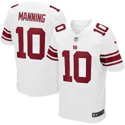 [Elite] Eli Manning Football Jersey -NY-G #10 Football Jersey(White)
