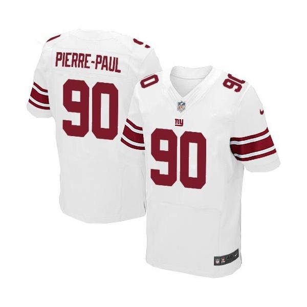 [Elite] Jason Pierre-Paul Football Jersey -NY-G #90 Football Jersey(White)