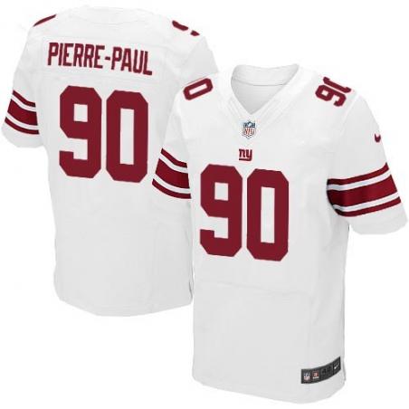 [Elite] Jason Pierre-Paul Football Jersey -NY-G #90 Football Jersey(White)