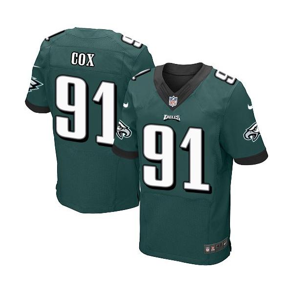 [Elite] Fletcher Cox Football Jersey Philadelphia 91 Jersey(Green) 40/M