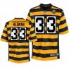 [Elite] Isaac Redman Football Jersey -Pittsburgh #33 Football Jersey(Yellow 80 Seasons)