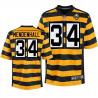 [Elite] Rashard Mendenhall Football Jersey -Pittsburgh #34 Football Jersey(Yellow 80 Seasons)