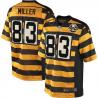 [Elite] Heath Miller Football Jersey -Pittsburgh #83 Football Jersey(Yellow 80 Seasons)