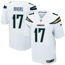 [Elite] Philip Rivers Football Jersey -San Diego #17 Football Jersey(White)