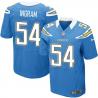 [Elite] Melvin Ingram Football Jersey -San Diego #54 Football Jersey(Light Blue)