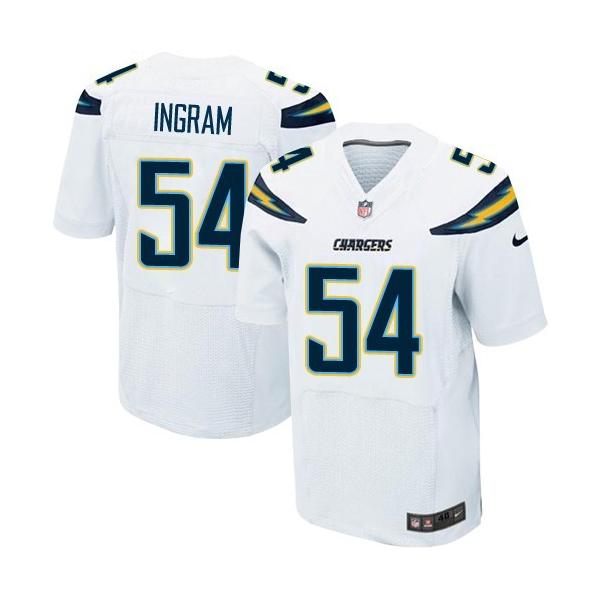[Elite] Melvin Ingram Football Jersey -San Diego #54 Football Jersey(White)