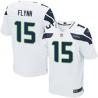 [Elite] Matt Flynn Football Jersey -Seattle #15 Football Jersey(White)