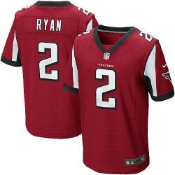 [Elite] Ryan Atlanta Football Team Jersey -Atlanta #2 Matt Ryan Jersey (Red)