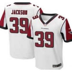 [Elite] Jackson Atlanta Football Team Jersey -Atlanta #39 Steven Jackson Jersey (White)
