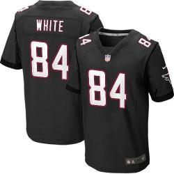 [Elite] White Atlanta Football Team Jersey -Atlanta #84 Roddy White Jersey (Black)