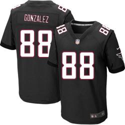[Elite] Gonzalez Atlanta Football Team Jersey -Atlanta #88 Tony Gonzalez Jersey (Black)