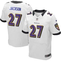 [Elite] Jackson Baltimore Football Team Jersey -Baltimore #27 Asa Jackson Jersey (White)