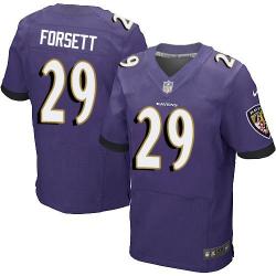 [Elite] Forsett Baltimore Football Team Jersey -Baltimore #29 Justin Forsett Jersey (Purple)