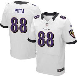 [Elite] Pitta Baltimore Football Team Jersey -Baltimore #88 Dennis Pitta Jersey (White)