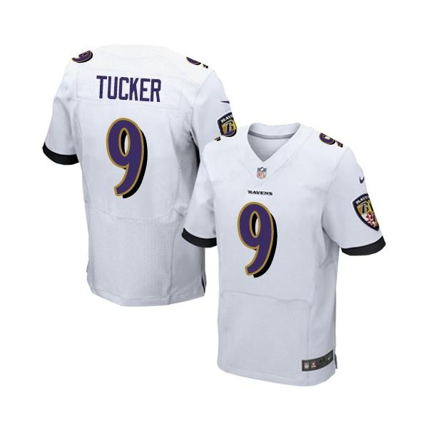 [Elite]Justin Tucker Baltimore Football Team Jersey(White)_Free ...
