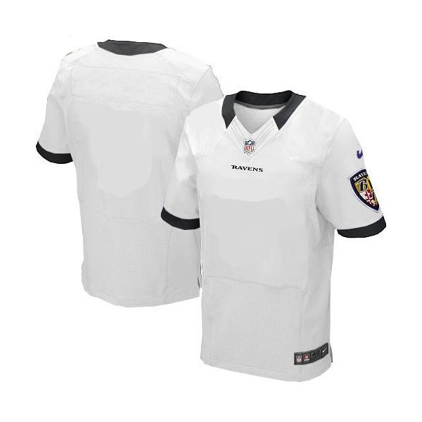 [Elite] Baltimore Football Team Jersey -Baltimore Jersey (Blank, White)