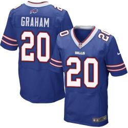 [Elite] Graham Buffalo Football Team Jersey -Buffalo #20 Corey Graham Jersey (Blue)
