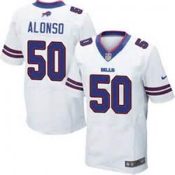 [Elite] Alonso Buffalo Football Team Jersey -Buffalo #50 Kiko Alonso Jersey (White)