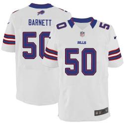 [Elite] Barnett Buffalo Football Team Jersey -Buffalo #50 Nick Barnett Jersey (White)
