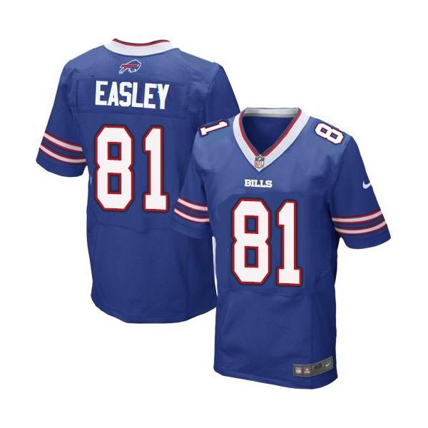 [Elite] Easley Buffalo Football Team Jersey -Buffalo #81 Marcus Easley Jersey (Blue)