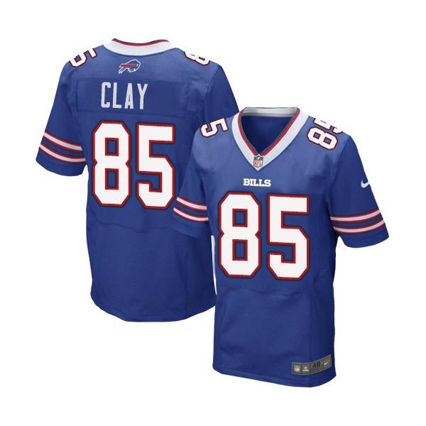 [Elite] Clay Buffalo Football Team Jersey -Buffalo #85 Charles Clay Jersey (Blue)