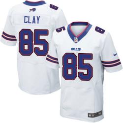 [Elite] Clay Buffalo Football Team Jersey -Buffalo #85 Charles Clay Jersey (White)