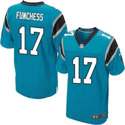 [Elite] Funchess Carolina Football Team Jersey -Carolina #17 Devin Funchess Jersey (Blue)