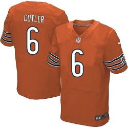 [Elite] Cutler Chicago Football Team Jersey -Chicago #6 Jay Cutler Jersey (Orange)