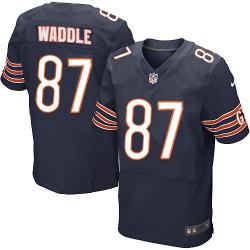 [Elite] Waddle Chicago Football Team Jersey -Chicago #87 Tom Waddle Jersey (Blue)