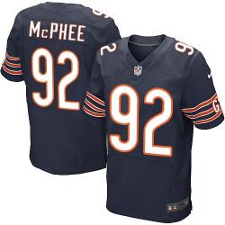 [Elite] McPhee Chicago Football Team Jersey -Chicago #92 Pernell McPhee Jersey (Blue)