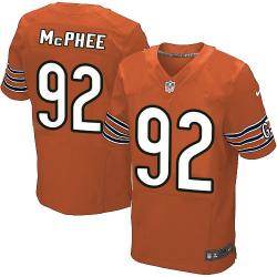 [Elite] McPhee Chicago Football Team Jersey -Chicago #92 Pernell McPhee Jersey (Orange)