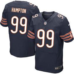 [Elite] Hampton Chicago Football Team Jersey -Chicago #99 Dan Hampton Jersey (Blue)