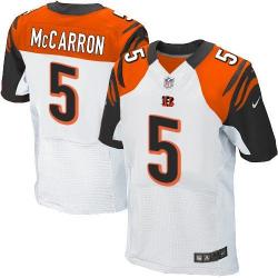 [Elite] McCarron Cincinnati Football Team Jersey -Cincinnati #5 A.J. McCarron Jersey (White)