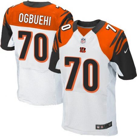 [Elite] Ogbuehi Cincinnati Football Team Jersey -Cincinnati #70 Cedric Ogbuehi Jersey (White)