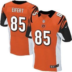 [Elite] Eifert Cincinnati Football Team Jersey -Cincinnati #85 Tyler Eifert Jersey (Orange)