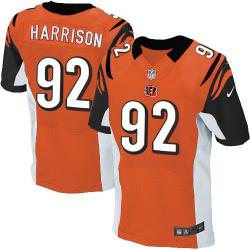 [Elite] Harrison Cincinnati Football Team Jersey -Cincinnati #92 James Harrison Jersey (Orange)