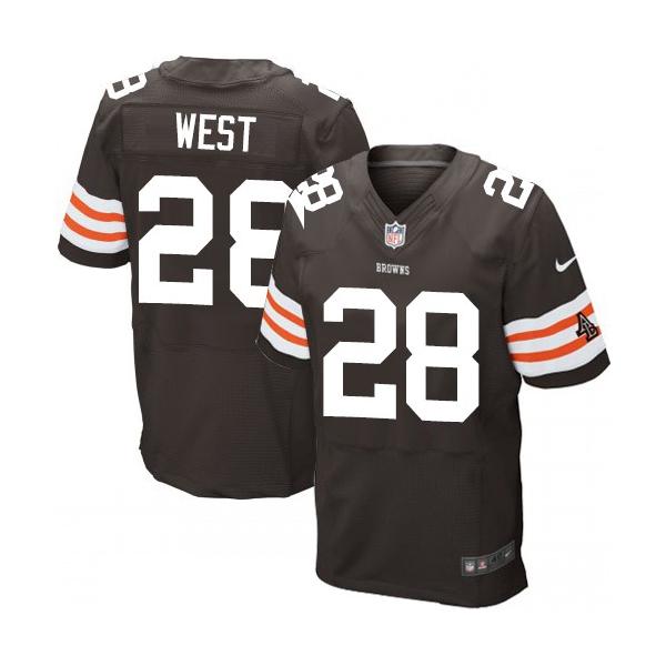 [Elite]Terrance West Cleveland Football Team Jersey(Brown)_Free ...