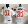 [Elite] Whitner Cleveland Football Team Jersey -Cleveland #31 Donte Whitner Jersey (White, 2015 new)