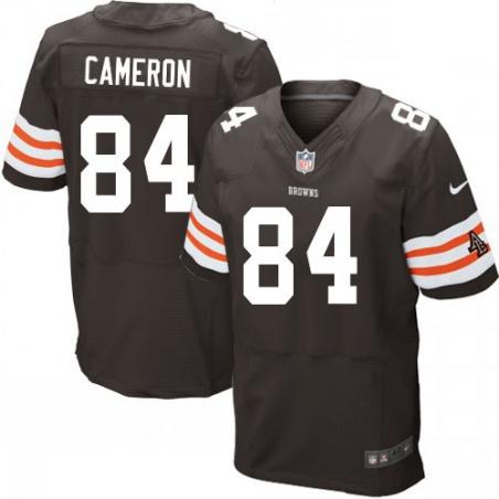 [Elite] Cameron Cleveland Football Team Jersey -Cleveland #84 Jordan Cameron Jersey (Brown)