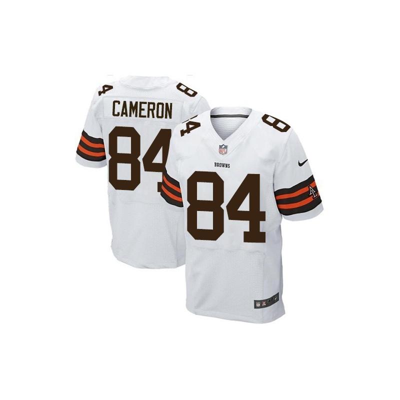 [Elite] Cameron Cleveland Football Team Jersey -Cleveland #84 Jordan Cameron Jersey (White)