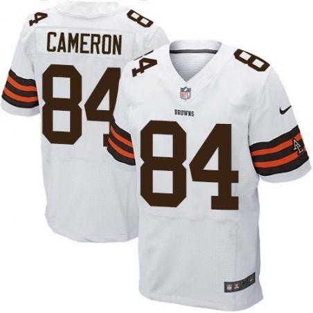 [Elite] Cameron Cleveland Football Team Jersey -Cleveland #84 Jordan Cameron Jersey (White)