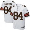 [Elite] Cameron Cleveland Football Team Jersey -Cleveland #84 Jordan Cameron Jersey (White)