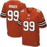 [Elite] Kruger Cleveland Football Team Jersey -Cleveland #99 Paul Kruger Jersey (Orange)